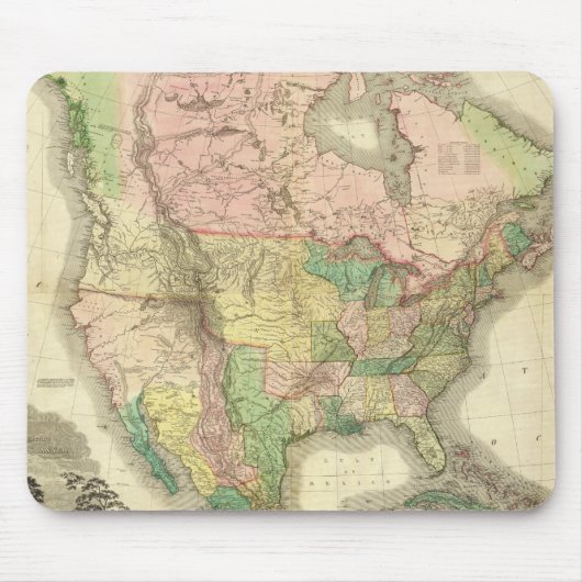Nordamerika Mousepad (Vorne)