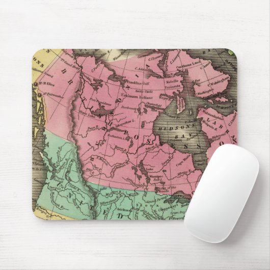 Nordamerika Mousepad (Mit Mouse)