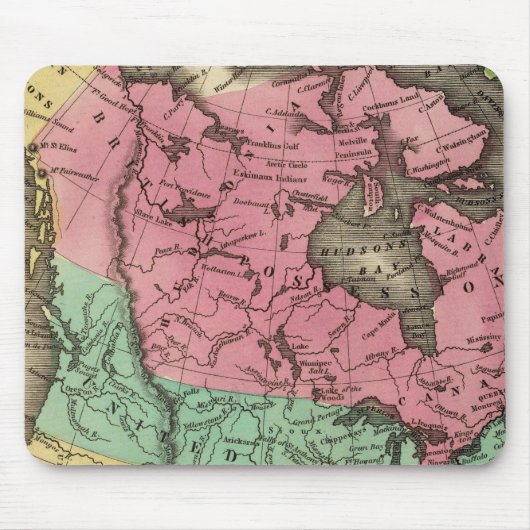 Nordamerika Mousepad (Vorne)