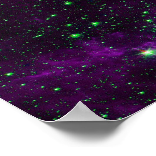 Nordamerika Nebula Infrarot Lila Value Poster (Ecke)