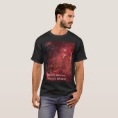 Nordamerika Nebula Infrarred Galaxy Unisex T-Shirt (Vorne ganz)