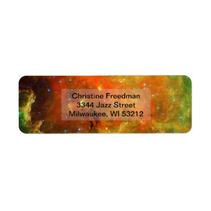 Nordamerika Nebula Orange, ZGOS-Rücksendeadresse
