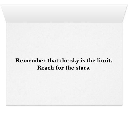 Nordamerika Nebula Sky Stars Universe Glückwunschs (Innenansicht Horizontal (Unten))