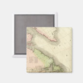 Nordamerika Nordosten Magnet (Vorderseite/Rückseite)