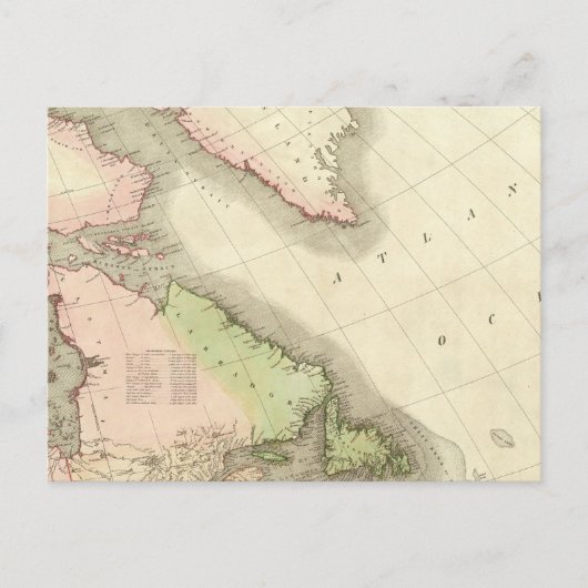 Nordamerika Nordosten Postkarte (Vorderseite)