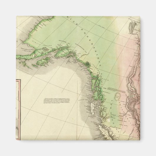 Nordamerika Nordwesten Magnet (Vorne)