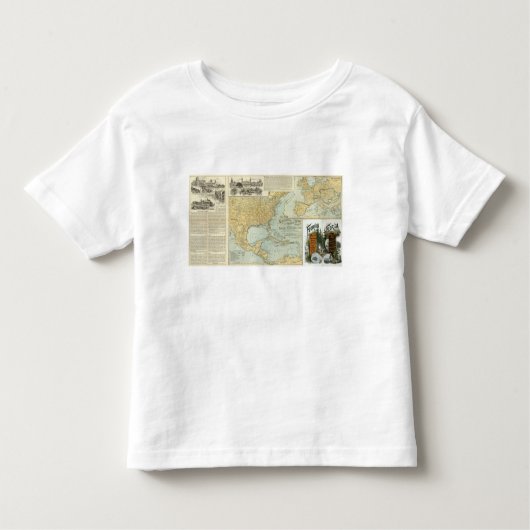 Nordamerika, Passagierlinien W Europa Kleinkind T-shirt (Vorderseite)