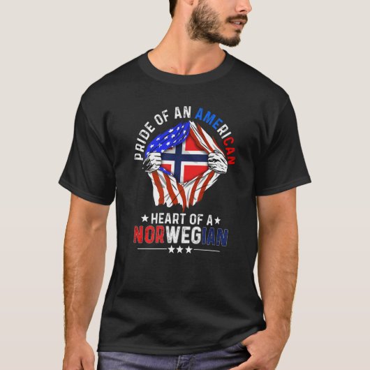 Nordamerika Prix Foreign Norwegen Fl T-Shirt (Vorderseite)