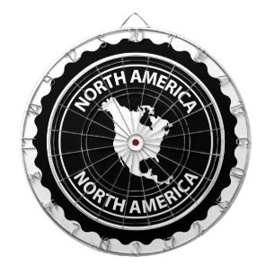 Nordamerika-Stempel Dartscheibe