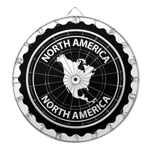 Nordamerika-Stempel Dartscheibe (vorne)