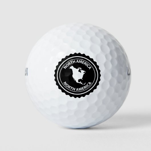 Nordamerika-Stempel Golfball (Vorderseite)