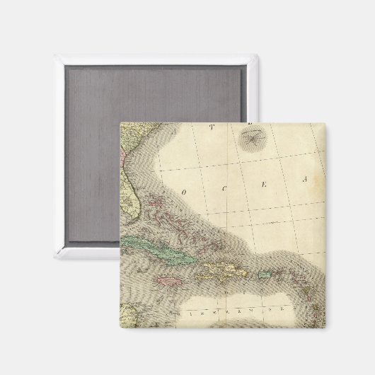 Nordamerika Südosten Magnet (Vorderseite/Rückseite)