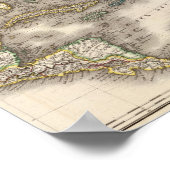 Nordamerika Südosten Poster (Ecke)