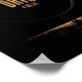 Nordamerika Total Solar Eclipse 2024 Poster (Ecke)