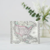 Nordamerika und die Vereinigten Staaten - Antike K Postkarte (Stehend Vorderseite)