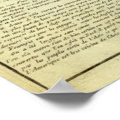 Nordamerika und Südamerika Poster (Ecke)