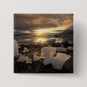 Nordamerika, USA, Alaska, Eisbucht, Eislandschaft, Button