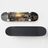 Nordamerika, USA, Alaska, Ice Bay, Icescape, Skateboard (Horizontal)