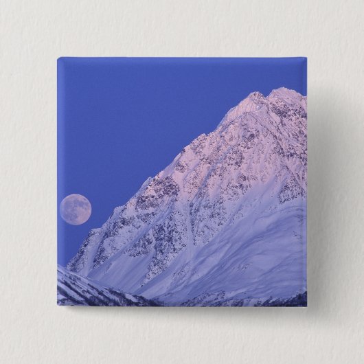 Nordamerika, USA, Alaska, Knik River Button (Vorderseite)
