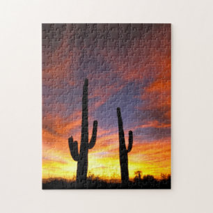 Nordamerika, USA, Arizona, Sonoran Wüste Puzzle