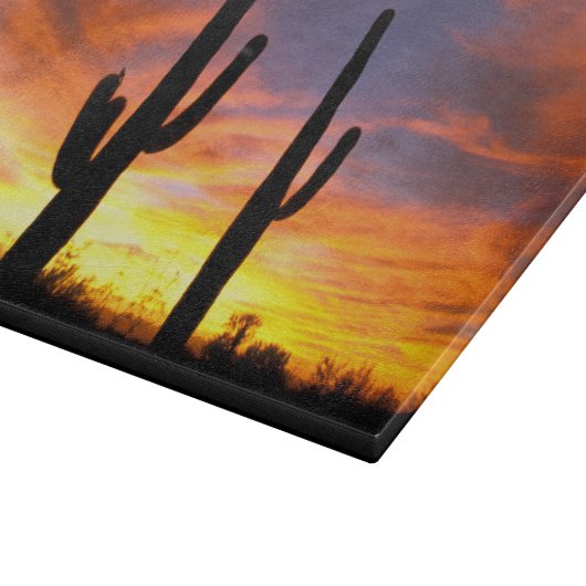 Nordamerika, USA, Arizona, Sonoran Wüste. Schneidebrett (Ecke)