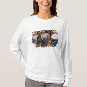 Nordamerika, USA. Cowboys entspannen sich und T-Shirt