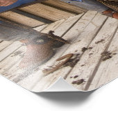 Nordamerika, USA Cowboys entspannen und Fotodruck (Ecke)