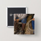 Nordamerika, USA. Cowboys Entspannung und 2 Button (Vorne & Hinten)