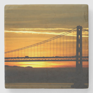Nordamerika, USA, Kalifornien, San Francisco. 3 Steinuntersetzer