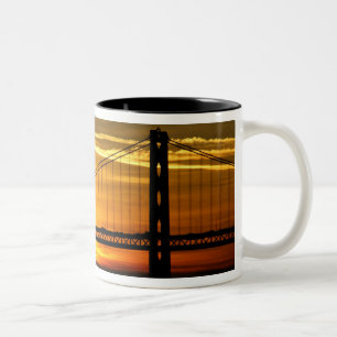 Nordamerika, USA, Kalifornien, San Francisco. 3 Zweifarbige Tasse