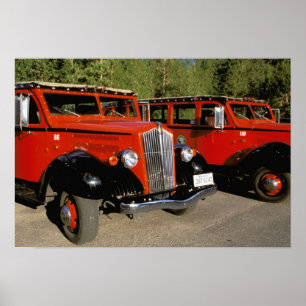 Nordamerika, USA, Montana. Klassischer Ford von 19 Poster