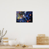 Nordamerika, USA, NH, Blätter in einem Teich im nä Poster (Küche)