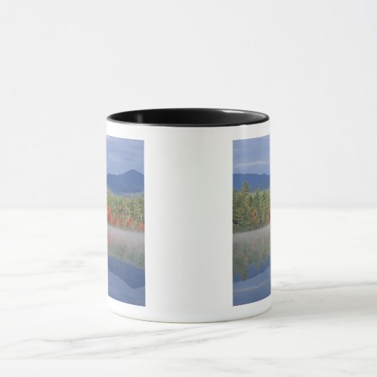 Nordamerika, USA, NH, Herbstreflektionen in Tasse (Zentrum)