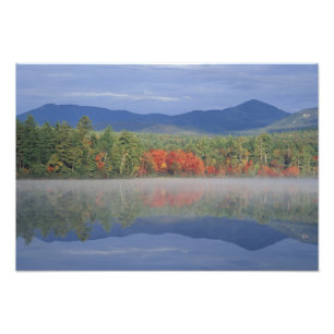 Nordamerika, USA, NH, Herbstreflexionen in Fotodruck
