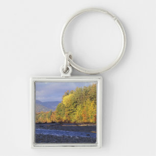 Nordamerika, USA, NH, Saco River. Kiesel Schlüsselanhänger