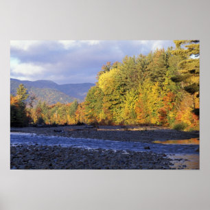 Nordamerika, USA, NH, Saco River. kobeln Poster