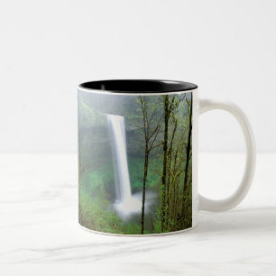 Nordamerika, USA, Oregon, Silver Falls Staat Zweifarbige Tasse