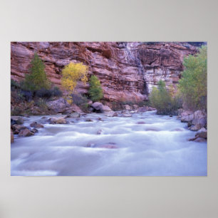 Nordamerika, USA, Utah, Zion-Nationalpark. Poster