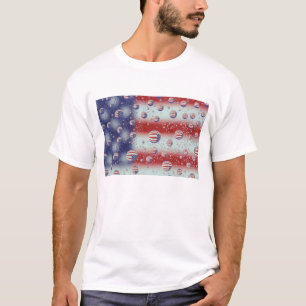 Nordamerika, USA, WA, Redmond, US-Flagge T-Shirt