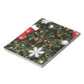 Nordamerika. Weihnachtsdekorationen auf Baum. 2 Notizblock (Rotiert)