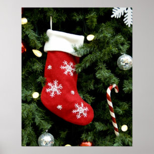 Nordamerika. Weihnachtsdekorationen auf Baum. 3 Poster