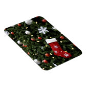 Nordamerika. Weihnachtsdekorationen auf Baum. 5 Magnet (Rechte Seite)