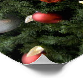Nordamerika. Weihnachtsdekorationen auf Baum. 5 Poster (Ecke)