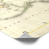 Nordamerikanische Atlantikkarte Poster (Ecke)