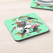 Nordamerikanische Gewässer Getränkeuntersetzer (Linke Seite)