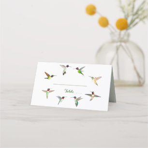 Nordamerikanische Hummingbirds Hochzeitstiefel (Hu Platzkarte