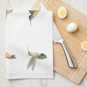 Nordamerikanische Hummingvögel Geschirrtuch (Viertel Falte)