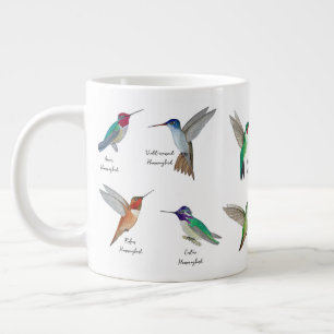 Nordamerikanische Hummingvögel Jumbo-Tasse