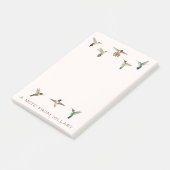 Nordamerikanische Hummingvögel Post-it Notes Klebezettel (angewinkelt)
