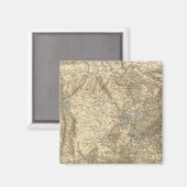 Nordamerikanische Karte Magnet (Vorderseite/Rückseite)